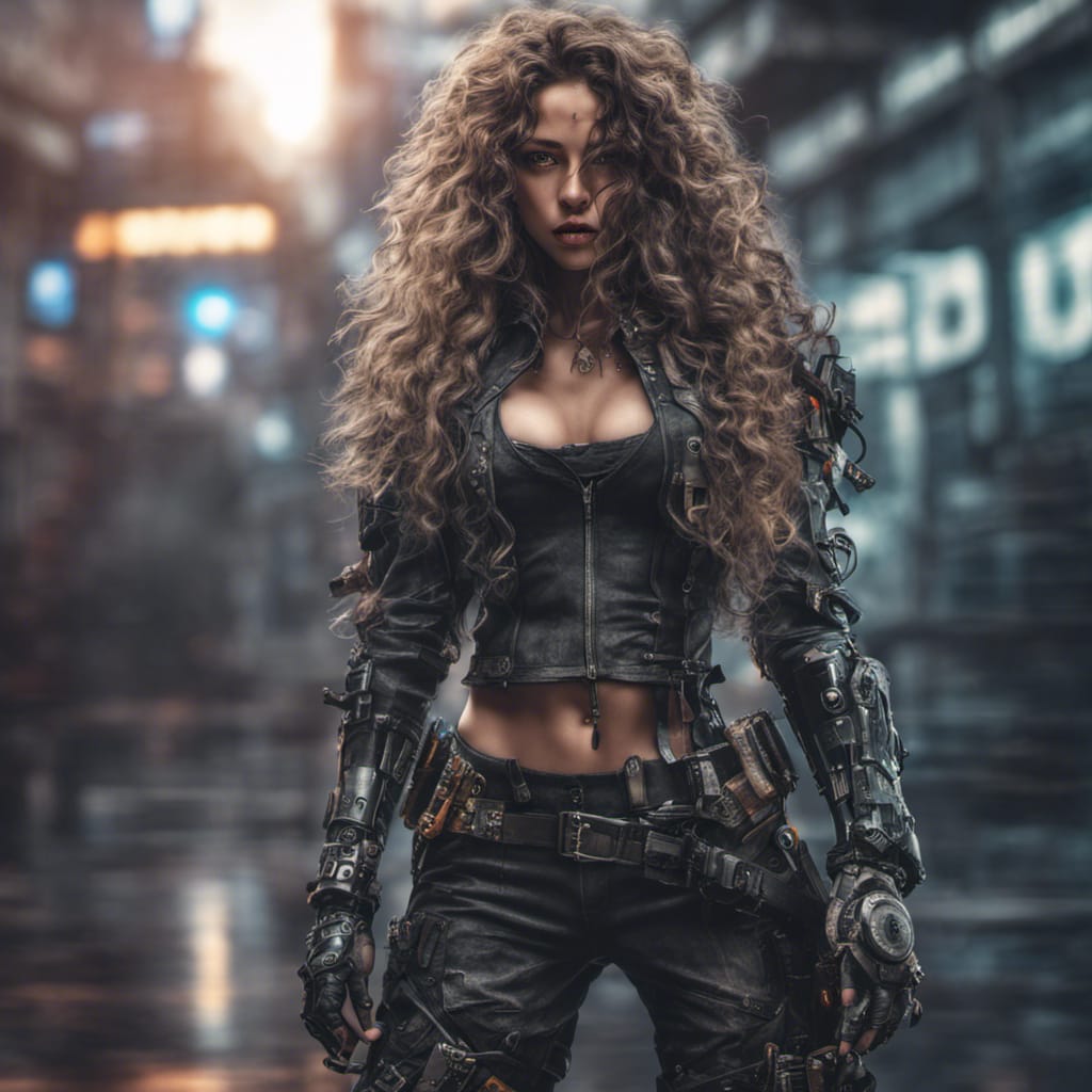 cosplay warrior cyberpunk