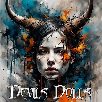 "Devils Dolls - Painting babe design - 042" Pillow for Sale by bravomodels | Redbubble